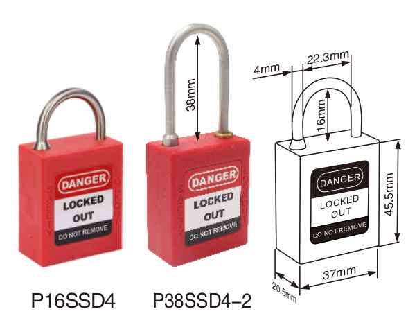 Prolockey Padlock Safety 4MM