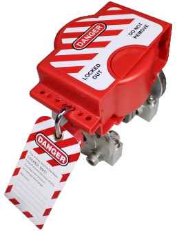 Prolockey ADJUSTABLE FLANGED BALL VALVE LOCKOUT (FBVL01)