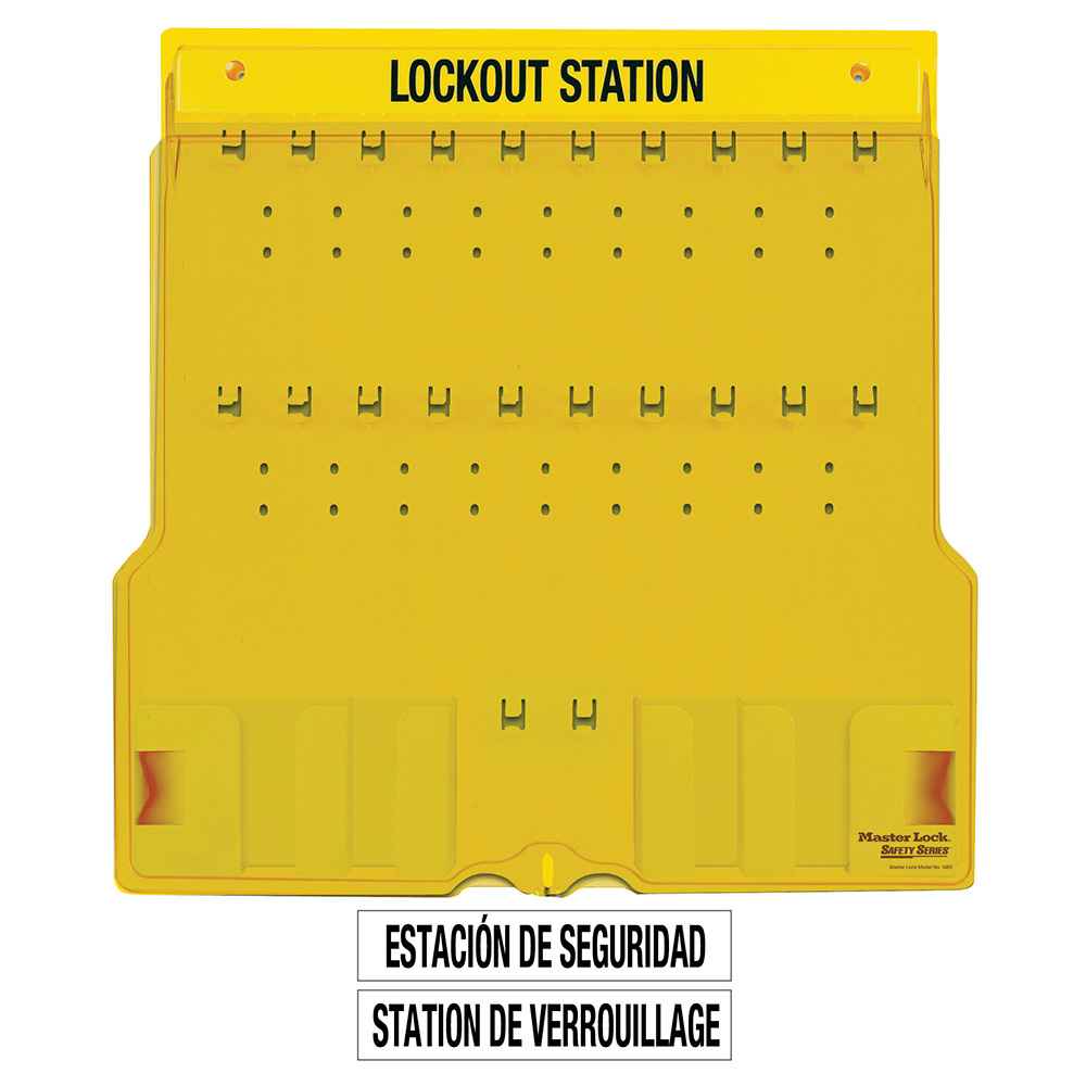 Master Lock 1484B wallmount LockOut Station