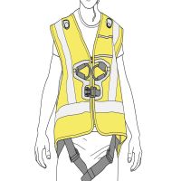 PETZL  HI-VIZ vest for NEWTON harnesses
