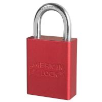 Masterlock A1105KARED Anodized Aluminum Safety Padlock