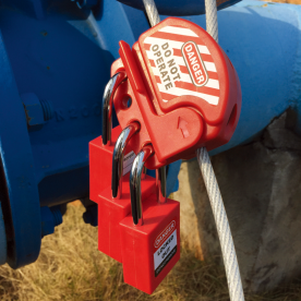 ADJUSTABLE
STEEL CABLE LOCKOUT